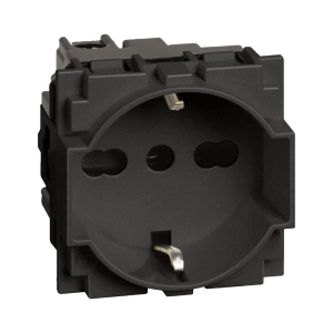 PRIZA SCHUKO 2M 16A NEGRU - LEGRAND | KG4140A16