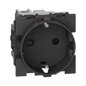 PRIZA SCHUKO 2M 16A NEGRU - LEGRAND | KG4141