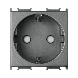 PRIZA SCHUKO PROT COPIL NEGRU MODUL PANASONIC 2M