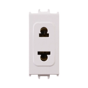 PRIZA SIMPLA MODULAR LUENA ALB