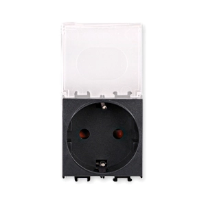 PRIZA SUCO COPIL CU CAPAC MODULAR LUENA NEGRU