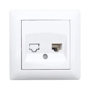 PRIZA TF-RJ11-4C ALB CAMILYA