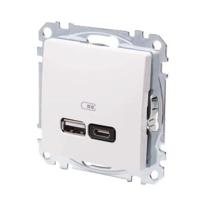 PRIZA USB 2.4A ALB NOUA SEDNA - SCHNEIDER