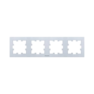 RAMA PRIZA 4 MODULE ORIZONTALA PANASONIC KARRE PLUS 55 SILVER
