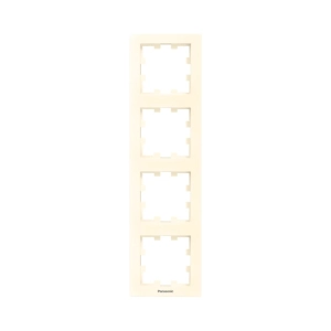 RAMA PRIZA 4 MODULE VERTICALA PANASONIC KARRE PLUS 55 BEJ