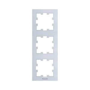 RAMA PRIZA TRIPLA VERTICALA PANASONIC KARRE PLUS 55 SILVER