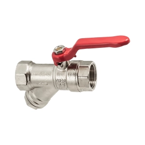 ROBINET CU BILA DIN ALAMA  FIXFI CU FILTRU Y 1/2