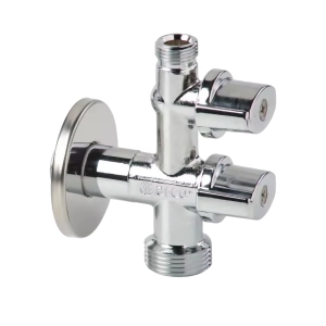 ROBINET DUBLU COLTAR ANTICALCAR 1/2X3/8X10X3/4 VITAQ COMB1MAC