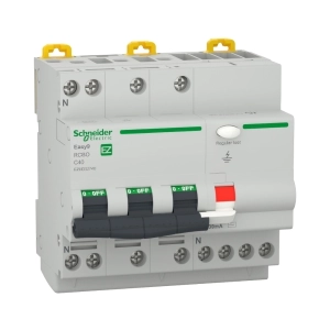 SCHNEIDER VIGI DIF 3P+N 40A AC 30MA 4.5KA EZ9D32740