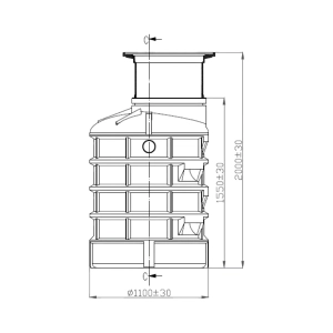 SEPARATOR GRASIMI CAROSABIL V-PEHD SUBTERAN NG4