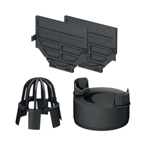 SET 4 ACCESORII HEXALINE NEGRU