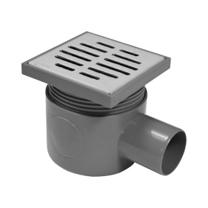 SIFON PARD 1OUT D.50 H80 PREL.SI GRATAR INOX (20/480)