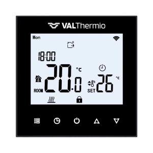 TERMOSTAT PEXKIT SMART NEGRU LCD SI SENZOR SAPA
