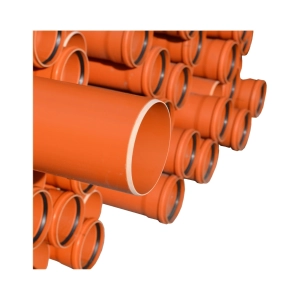 TUB PVC M.STRAT MUFA 160x4.0MM SN4 6M