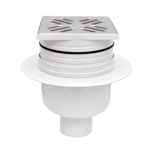 V-1340.65-SIFON GRAV. PT. PARDOSEALA, CU INALTATOR 100X100 VERTICAL